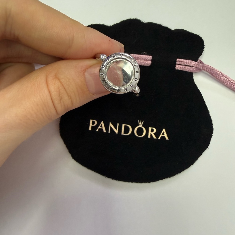 Pandora Silver Floating Locket Ring - image 2